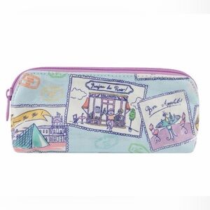 NWT Roller Rabbit Paris monkey Small Makeup Bag Love Shack Fancy Sugarplum cheer